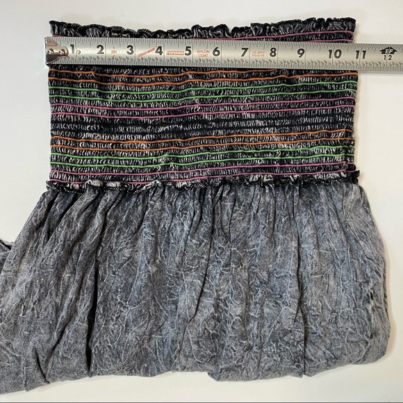🔵 Urban Outfitters Staring at Stars Boho Strapless Ruffle Tube Top XS (WT-1&2) - Picture 6 of 7